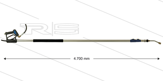 Telescooplans TL28 - 4,7 mtr - 250 Bar - 2,0 tot 4,7 meter - Aluminium - 3/8&quot; bi x 1/4&quot; bi