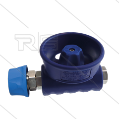 Kogelkraan 1/2&quot; - RPS - beschermd - RVS303 - 24 Bar - 80 l/min - max 90°C - 1/2&quot; bi x ST3100