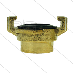 Snelkoppeling - messing - Geka - 3/4&quot; bi