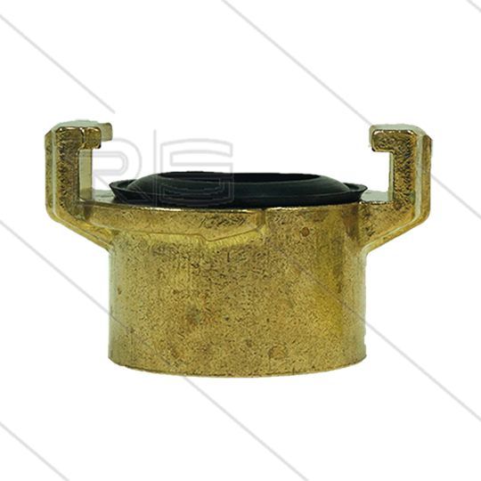 Snelkoppeling - messing - Geka - 1&quot; bi