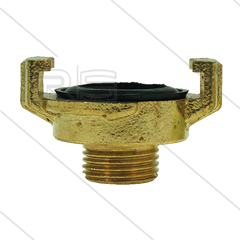 Snelkoppeling - messing - Geka - 1/2&quot; bu