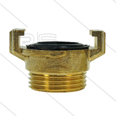Snelkoppeling - messing - Geka - 1&quot; bu
