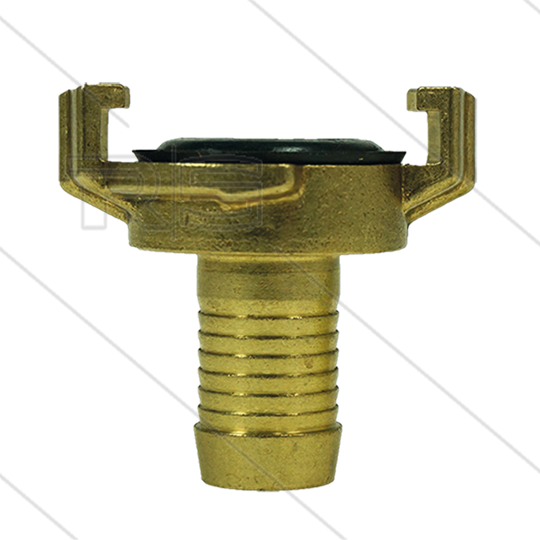 Snelkoppeling - messing - Geka - Ø19mm - 3/4&quot; pilaar