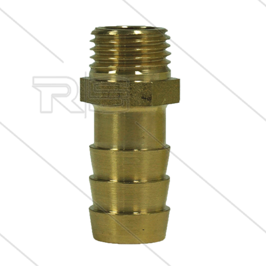Slangpilaar - messing - Ø13mm - 1/4&quot; bu