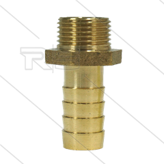 Slangpilaar - messing - Ø13mm - 3/8&quot; bu