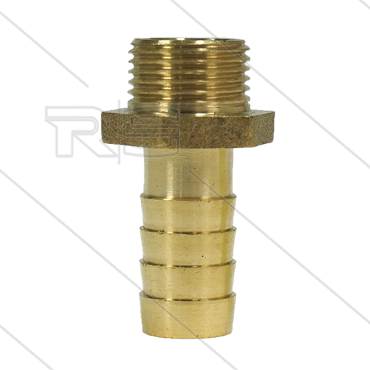 Slangpilaar - messing - Ø13mm - 3/8&quot; bu