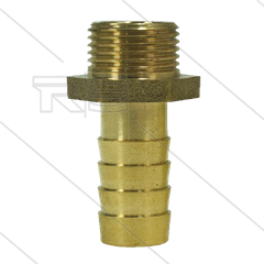Slangpilaar - messing - Ø10mm - 1/2&quot; bu