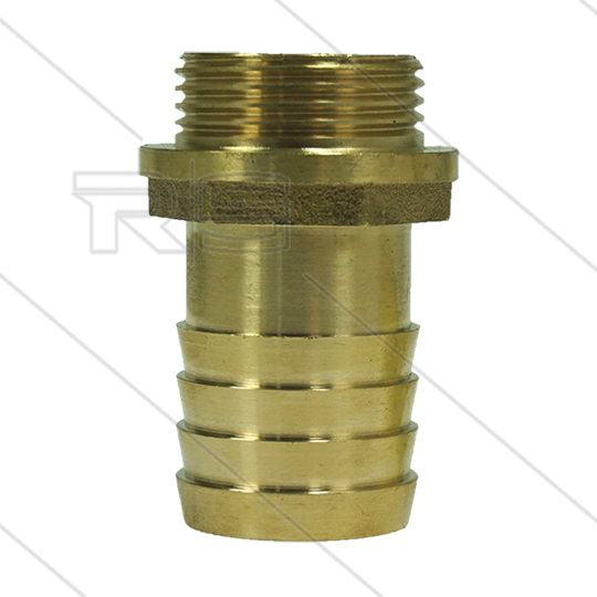 Slangpilaar - messing - Ø25mm - 3/4&quot; bu