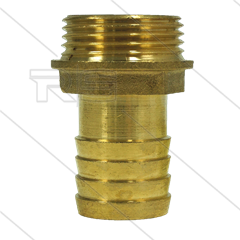 Slangpilaar - messing - Ø32mm - 1&quot; bu