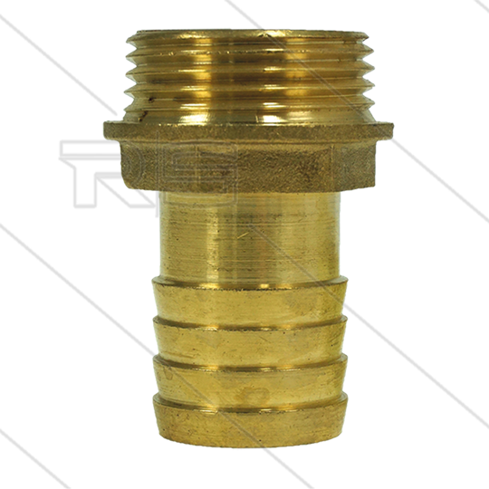 Slangpilaar - messing - Ø32mm - 1&quot; bu