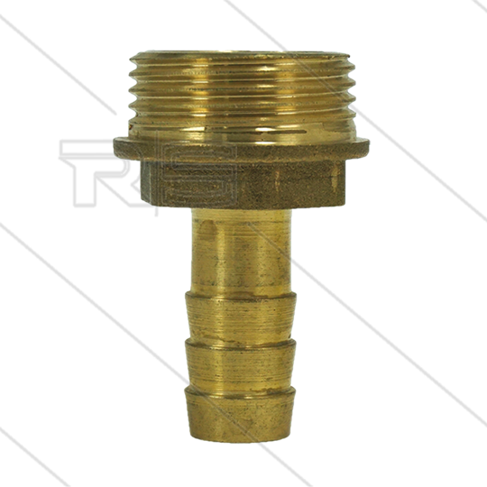 Slangpilaar - messing - Ø13mm - 3/4&quot; bu