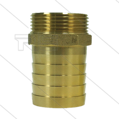 Slangpilaar - messing - Ø38mm - 1 1/4&quot; bu