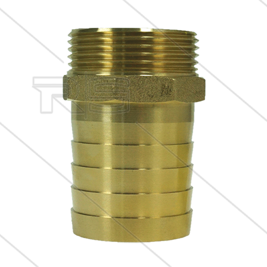 Slangpilaar - messing - Ø38mm - 1 1/4&quot; bu
