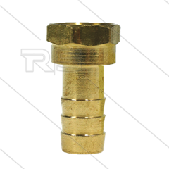 Slangpilaar - messing - Ø13mm - 3/8&quot; bi