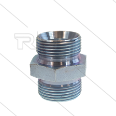 Dubbele nippel - staal - 2 x 1&quot; bu - BSP