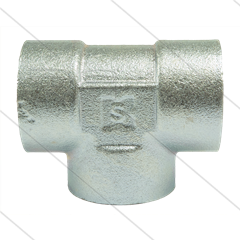 T-stuk - staal - 3 x 3/8&quot; bi - BSP