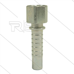 Persnippel - RVS - 5/16&quot; - 1/4&quot; vaste binnendraad - BSP - SW17