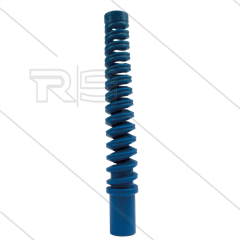 Knikbescherming spiraal - 1/4&quot; - blauw - passend op 1/4&quot; en Titan-slide slang