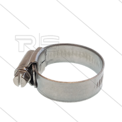 Slangklem - RVS - met wormschroef - 9mm breed - Ø10 tot 16mm
