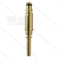 Persnippel - messing - 1/4&quot; - DN06 - Ø8,8mm Kärcher pistoolaansluiting