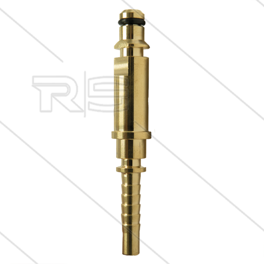 Persnippel - messing - 1/4&quot; - DN06 - Ø8,8mm Kärcher pistoolaansluiting