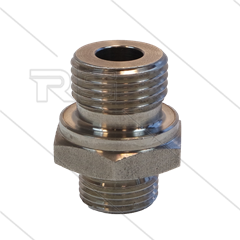 Verloopnippel - RVS - 1/2&quot; bu x M18x1,5 bu (12L)