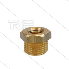 Verloopring - messing - 3/8&quot; bu x 1/8&quot; bi