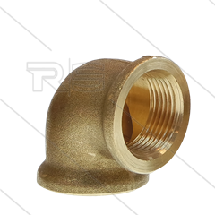 Knie - messing (LD) - 2 x 3/4&quot; bi