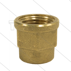 Verloopsok - messing - 3/4" bi x 1/2" bi