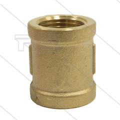 Sok - messing - 2 x 3/4&quot; bi