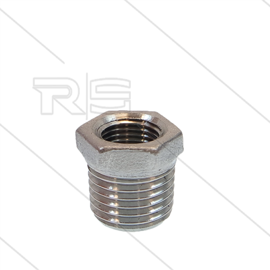 Verloopring - RVS - 1/4" bu x 1/8" bi