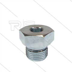 Verloopring - RVS - 3/8" bu x 1/8" bi