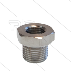 Verloopring - RVS - 3/8" bu x 1/4" bi