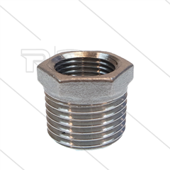 Verloopring - RVS - 1/2" bu x 3/8" bi