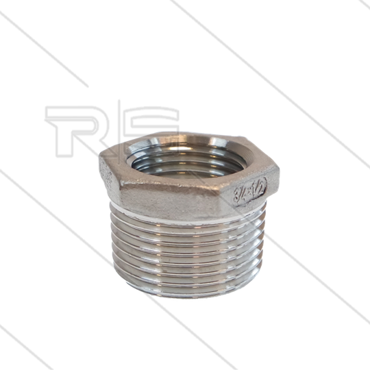 Verloopring - RVS - 3/4" bu x 1/2" bi 