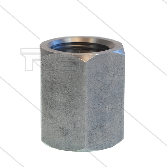 Sok RVS 1/2" - zeskant 