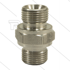 Dubbele nippel - RVS - 2 x 3/4&quot; bu - BSP - 400 Bar