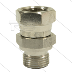 Verloopnippel - RVS - 3/4&quot; bu x 1/2&quot; wartel - BSP