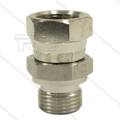 Verloopnippel - RVS - 3/4&quot; bu x 3/4&quot; wartel - BSP