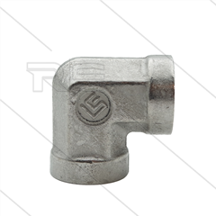 Knie - RVS - 2x 1/2" bi - 400 Bar