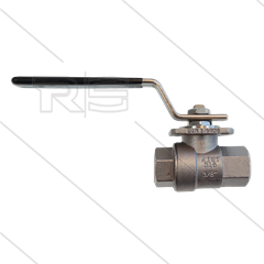 Kogelkraan 3/8&quot; - RVS316 - 100 Bar - 2 x 3/8&quot; bi