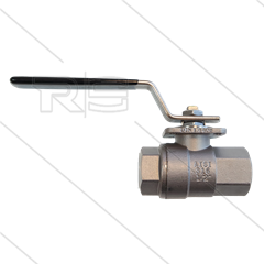 Kogelkraan 1/2&quot; - RVS316 - 100 Bar - 2 x 1/2&quot; bi