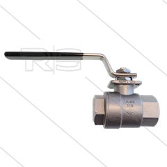 Kogelkraan 3/4&quot; - RVS316 - 100 Bar - 2 x 3/4&quot; bi