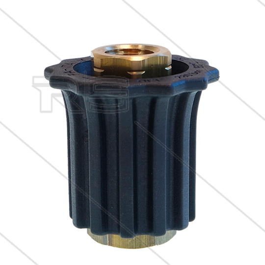 TR1 - verstelbare nozzlehouder - 250 Bar - 30 l/min - max 160°C - 1/4&quot; BSP bi x 1/4&quot; Npt bi