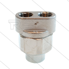TD1 - kantelbare nozzlehouder - zonder isolatie - 200 Bar - 40 l/min - max 90°C - 1x 1/4&quot; BSP bi
