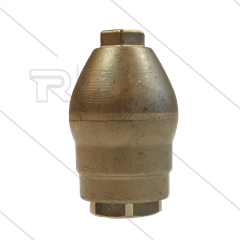 TN202 Vuilfrees 0.025 - 1/4&quot; bi - zonder rubber - 255 Bar - spuithoek 40° - max 90°C