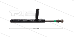 RP72 Schuimlans - L=60cm - nozzle 2,0 - 1/4&quot; bu - groene markering - (< 15 l/min)