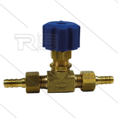RD3 Chemicaliën doseerkraan - 28 Bar - 10 l/min - max 40°C - 2 x 1/4&quot; bu / 2 x 7mm tule