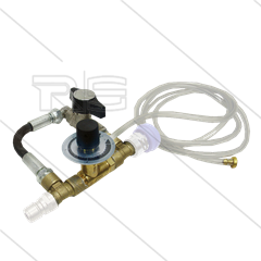 Schuiminjector KEW - 2 x 3/8&quot; bu - zonder snelkoppelingen - max 250 Bar - uitvoering RP met Bypass