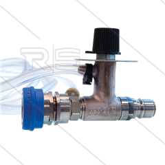 Schuiminjector KEW - RVS - max 250 Bar - 15l/min - 2m zuigslang met zeef - voor agressieve